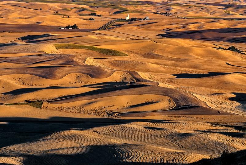 Холмы Palouse, США Palouse 10